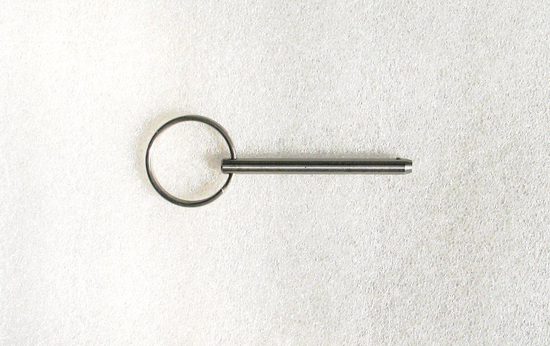 Mast Pin 3/16 OD by 2 inch 18-8 SS w/ Split Ring - WindRider