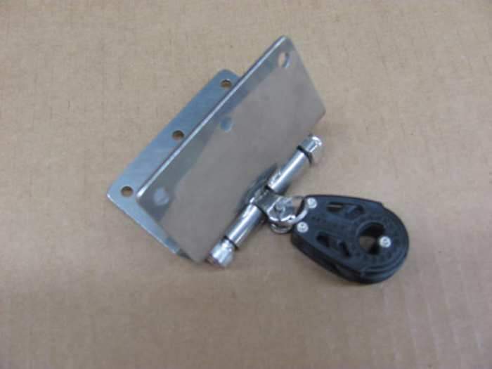 Lightning Boom Vang Gooseneck With Sheave Parts Nickels Boat Works