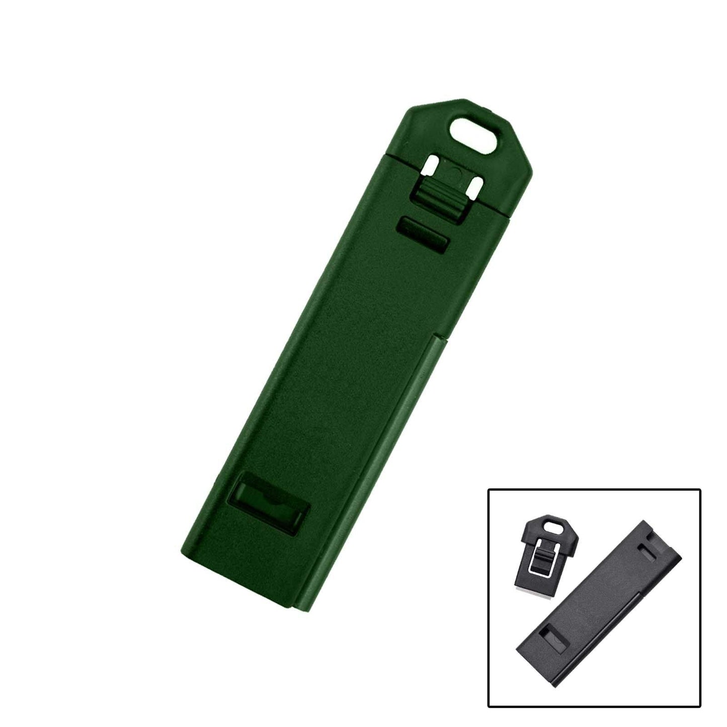 2-in-1 Emergency Fire Starter and Whistle Key Chain - WindRider